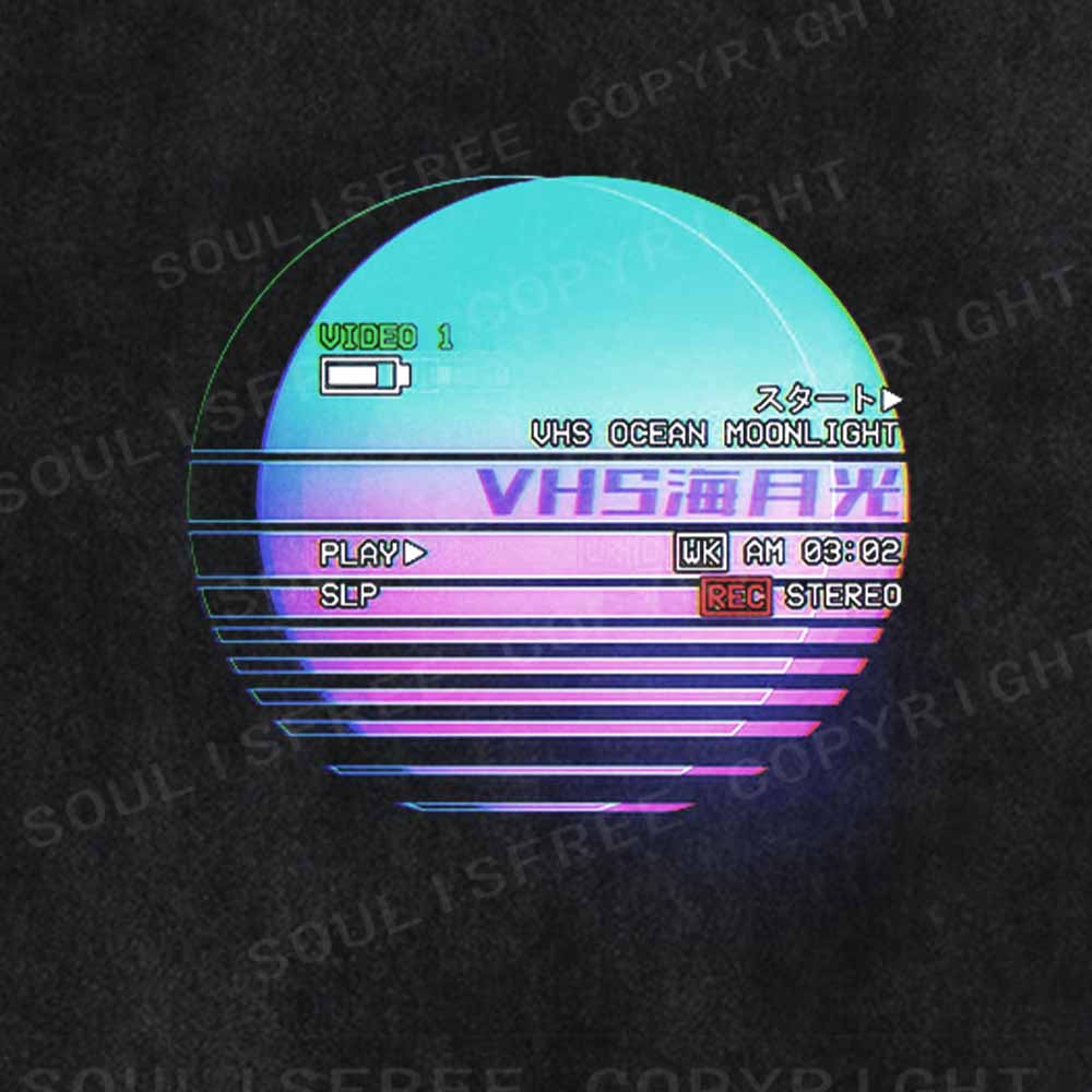 Soulisfree VHS Ocean Moonlight Washed Tee