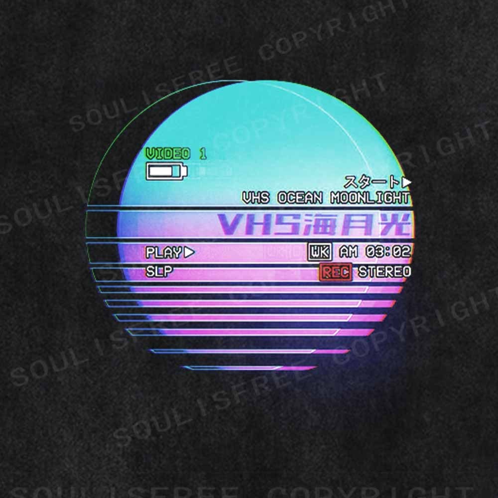 Soulisfree VHS Ocean Moonlight Washed Tee