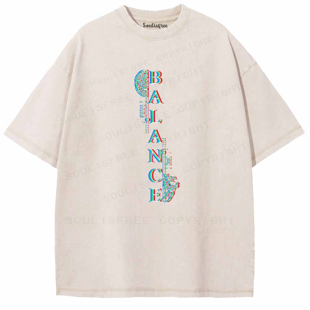 Soulisfree BALANCE  Washed Tee