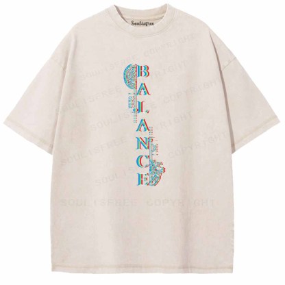 Soulisfree BALANCE  Washed Tee