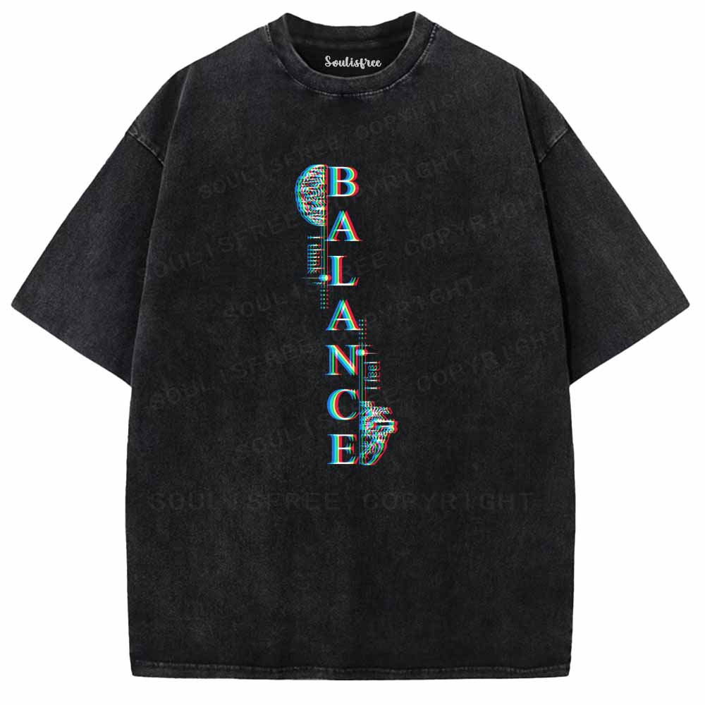 Soulisfree BALANCE  Washed Tee