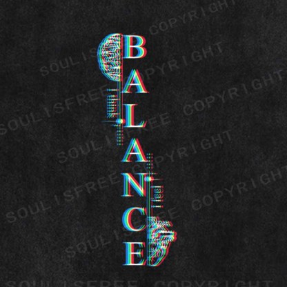 Soulisfree BALANCE  Washed Tee