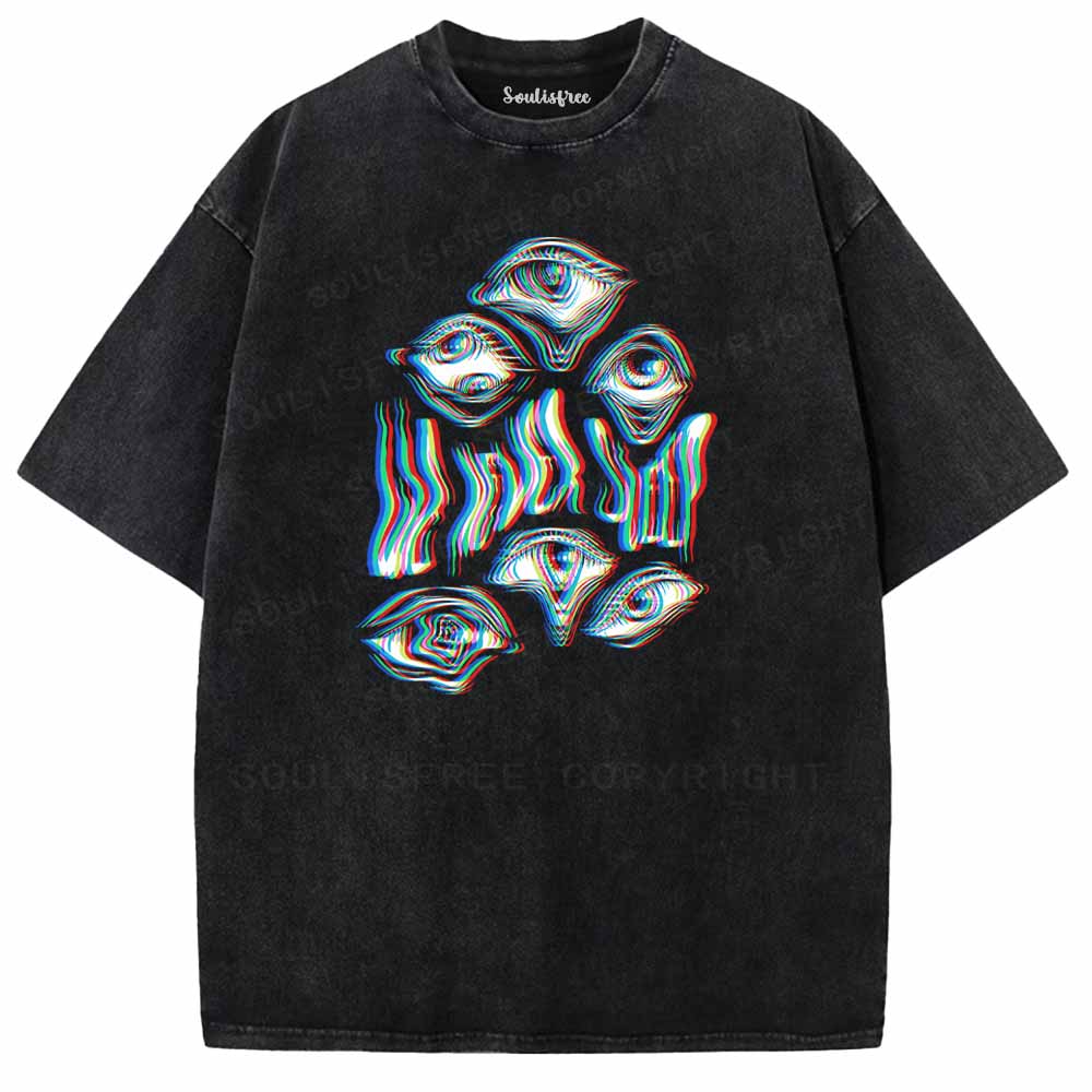Soulisfree WE NEVER SLEEP Washed Tee