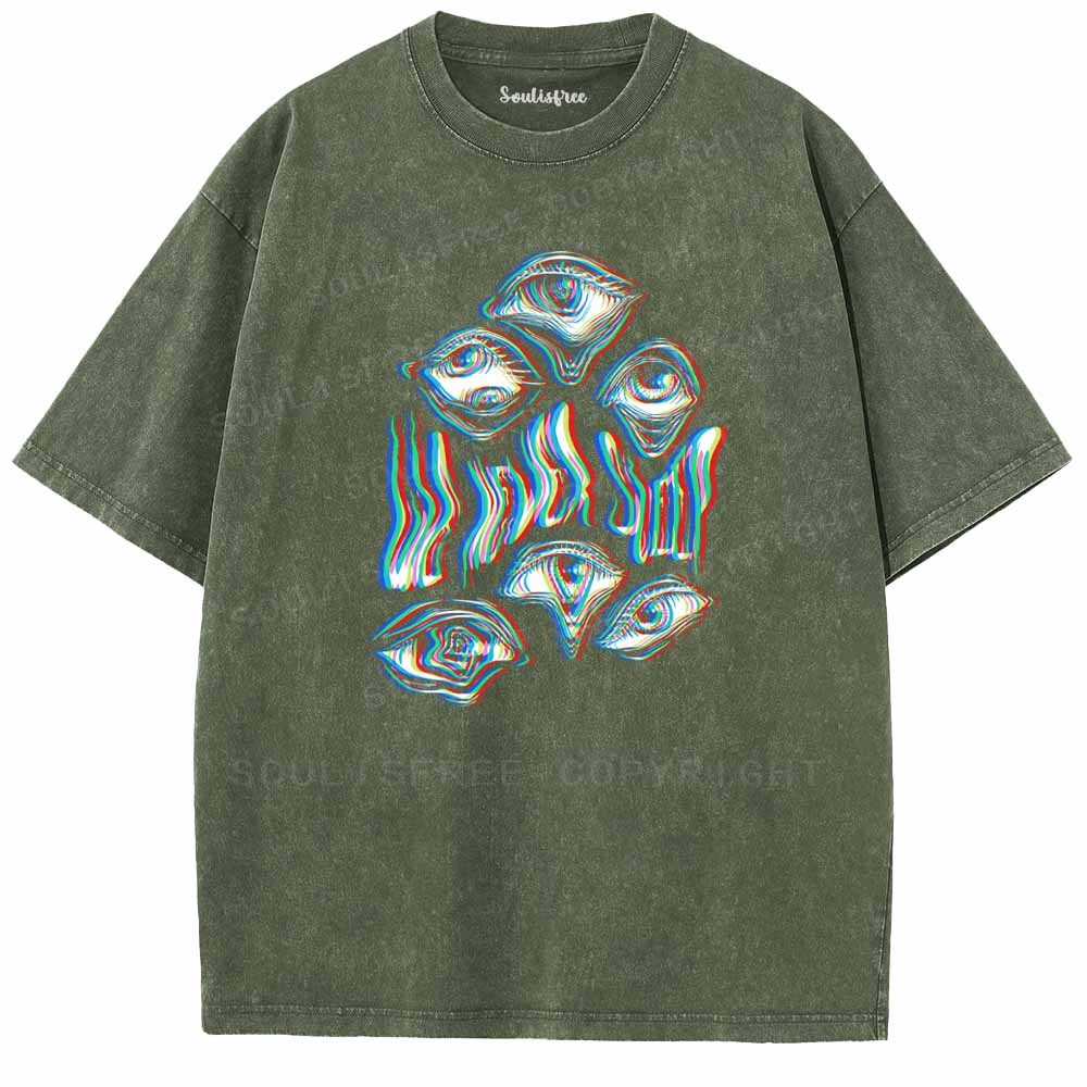 Soulisfree WE NEVER SLEEP Washed Tee