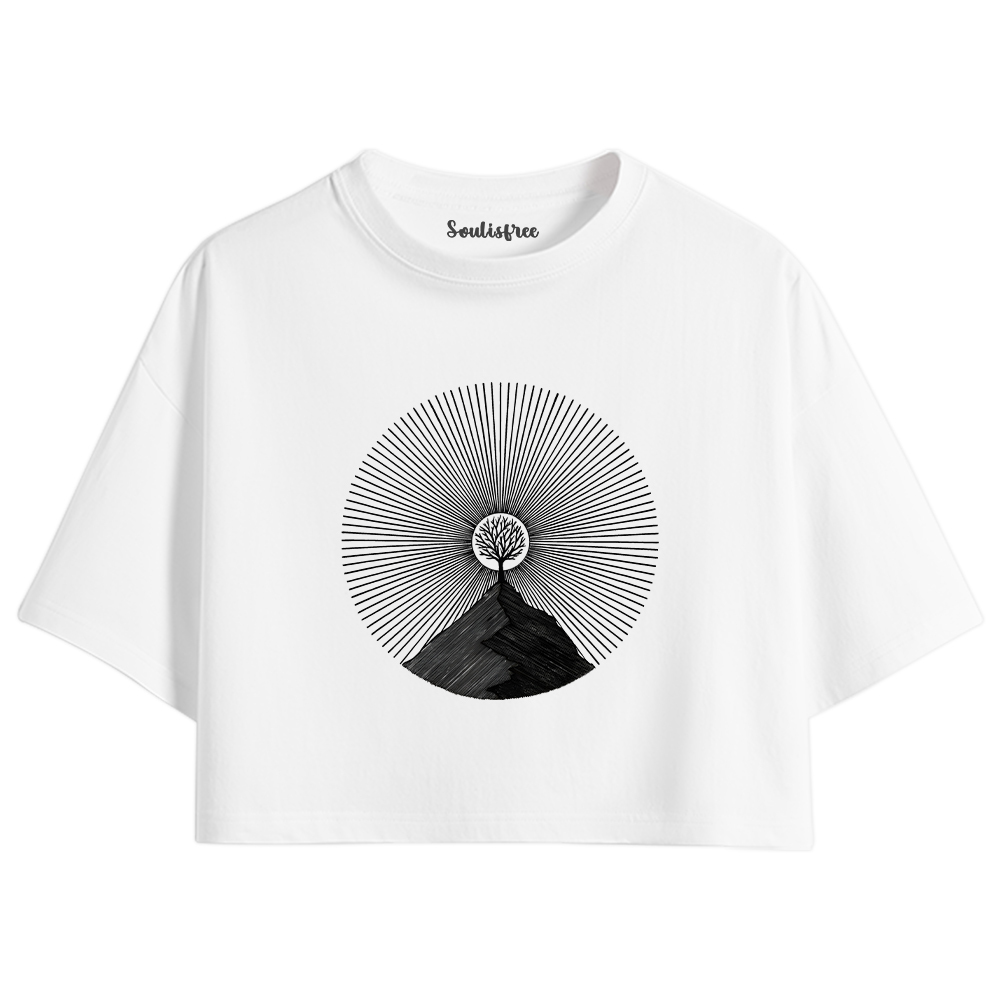 Designed Your Mountain Crop Top