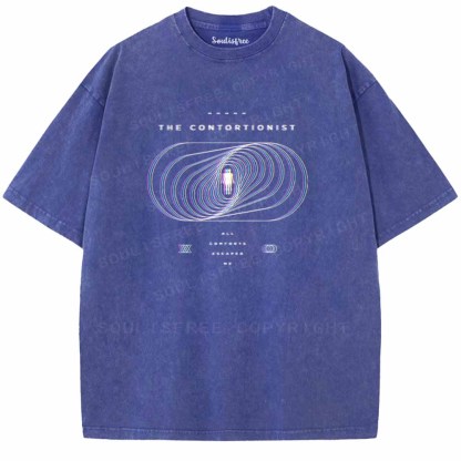 Soulisfree  ΤHE CONTORTIONIST Washed Tee