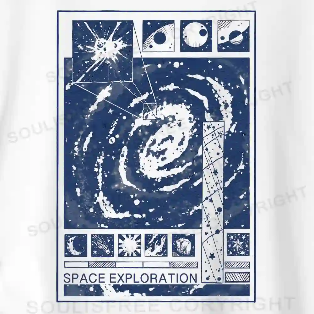 Space Exploration Color Block Raglan Long Sleeve Crop Top