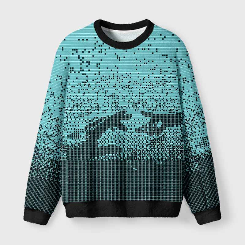 Soulisfree Phenomenal World Fuzzy Crewneck Sweater