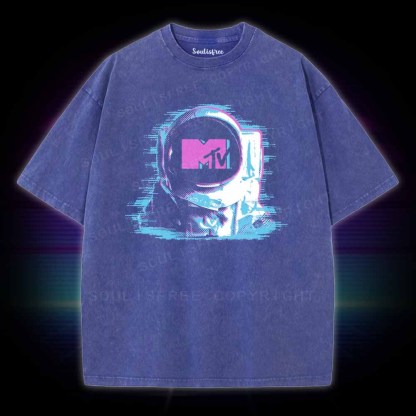 Soulisfree MTV Astronaut  Washed Tee