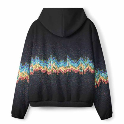 Soulisfree  Energy Signal All-Over Print Hoodie