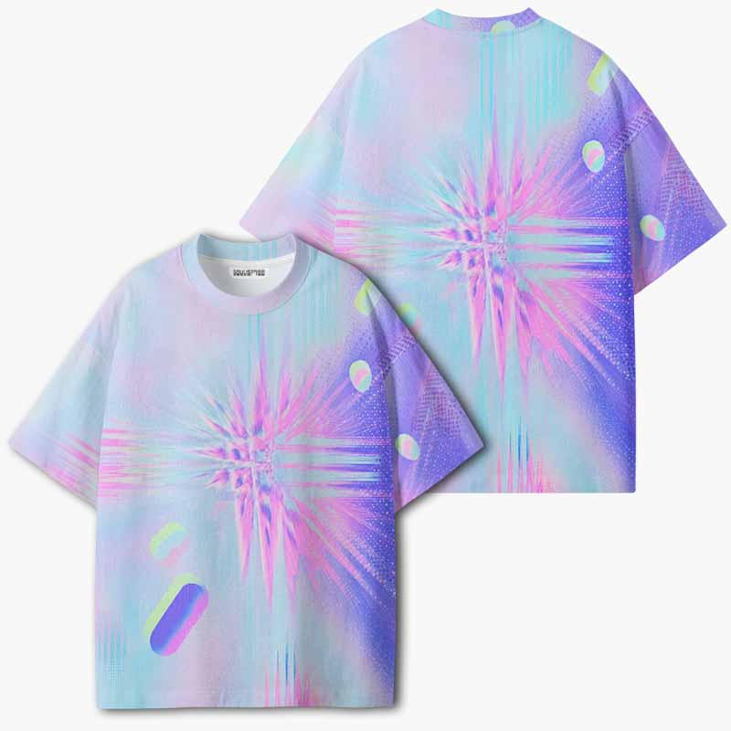 Soulisfree HIGH FREQUENCY ECO‑PERF Graphic Tee