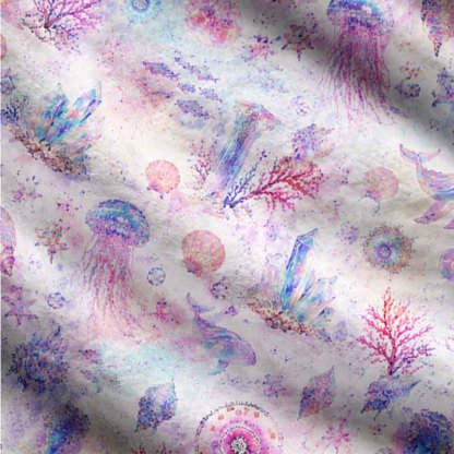 Soulisfree A Pastel Ocean Of Memories Fuzzy Cardigan Sweater