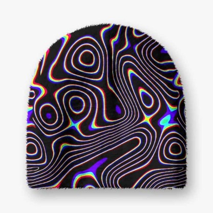 Soulisfree Psy Current – Liquid Energy Fuzzy Beanie