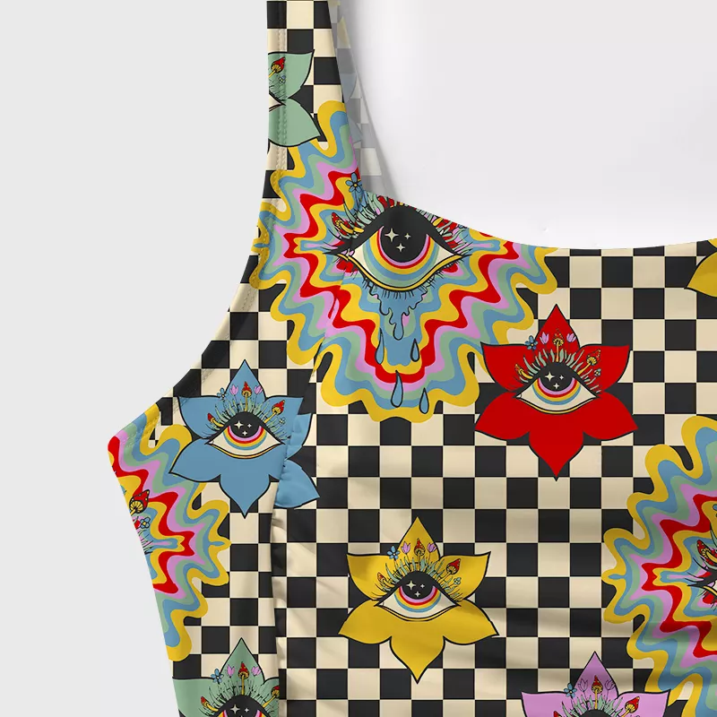 Soulisfree Third Eye Bloom One‑Piece Swimsuit