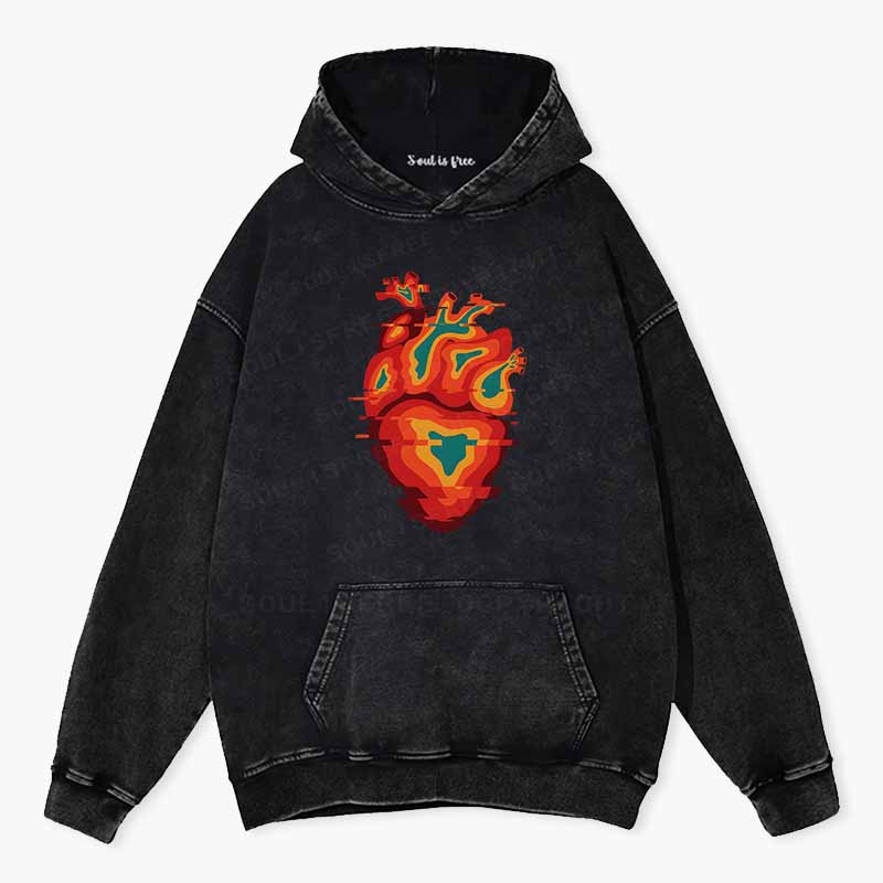 Soulisfree  The Crystallization of the Soul Washed Hoodie