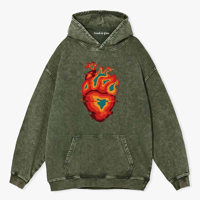 Soulisfree  The Crystallization of the Soul Washed Hoodie