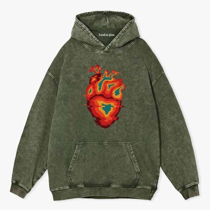 Soulisfree  The Crystallization of the Soul Washed Hoodie