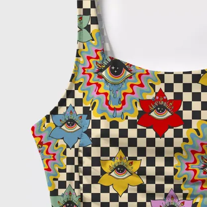 Soulisfree Third Eye Bloom One‑Piece Swimsuit