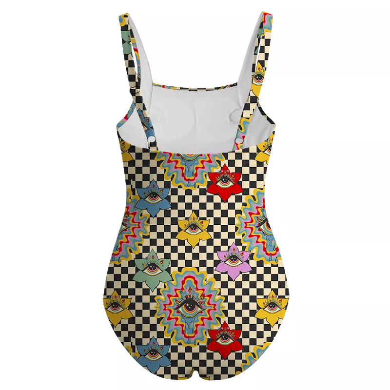 Soulisfree Third Eye Bloom One‑Piece Swimsuit