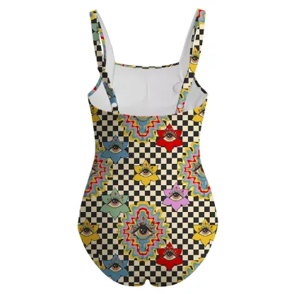 Soulisfree Third Eye Bloom One‑Piece Swimsuit
