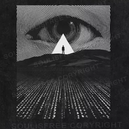 Through the Eye: Unlocking the Infinite Washed T-shirt