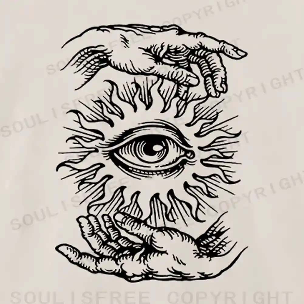 Ethereal Vision Washed Sweatshirts