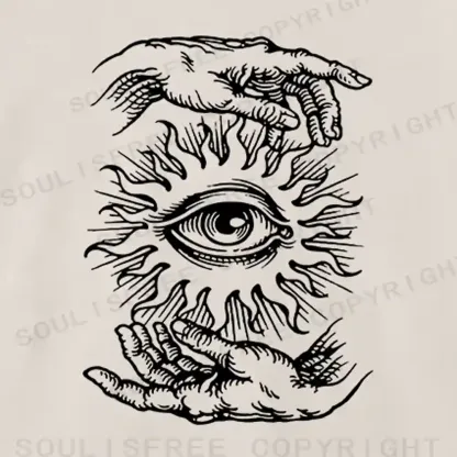 Ethereal Vision Washed Sweatshirts