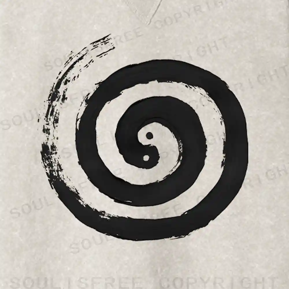 The Cycle Of Life Fit Washed Sweatshirt