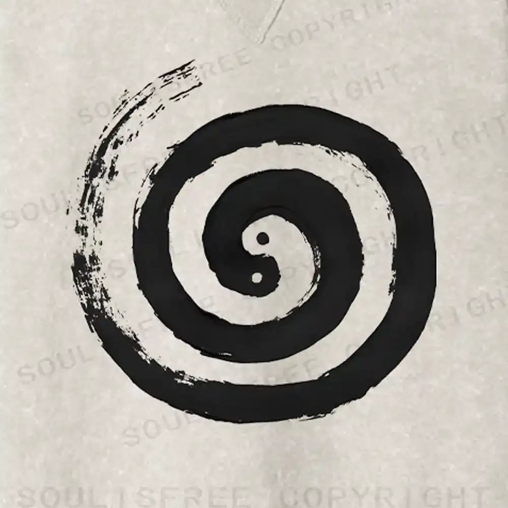 The Cycle Of Life Fit Washed Sweatshirt