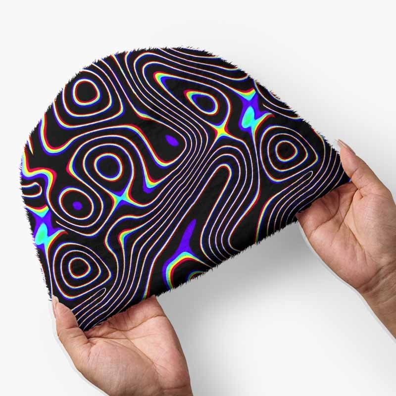Soulisfree Psy Current – Liquid Energy Fuzzy Beanie