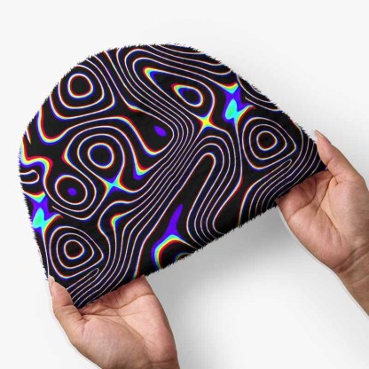 Soulisfree Psy Current – Liquid Energy Fuzzy Beanie