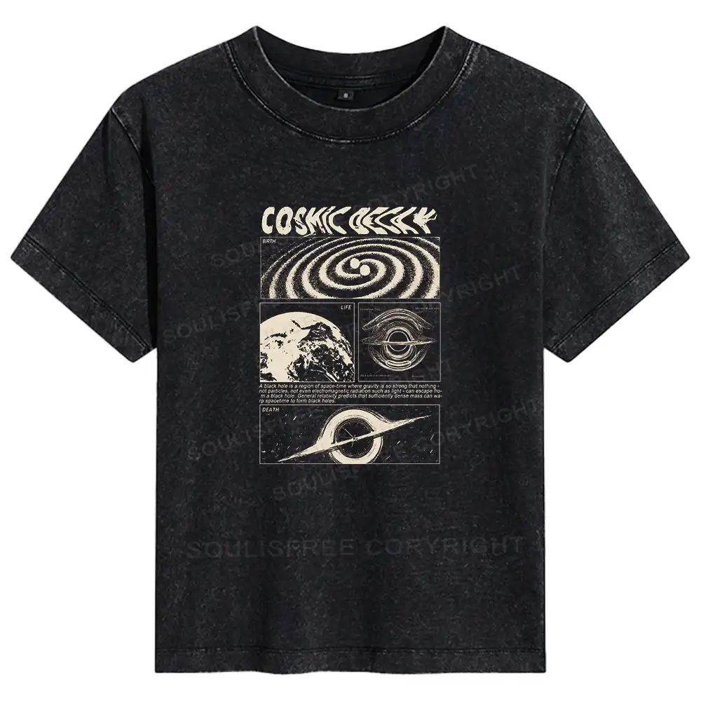 Universe Collapse Basic Washed T-shirt