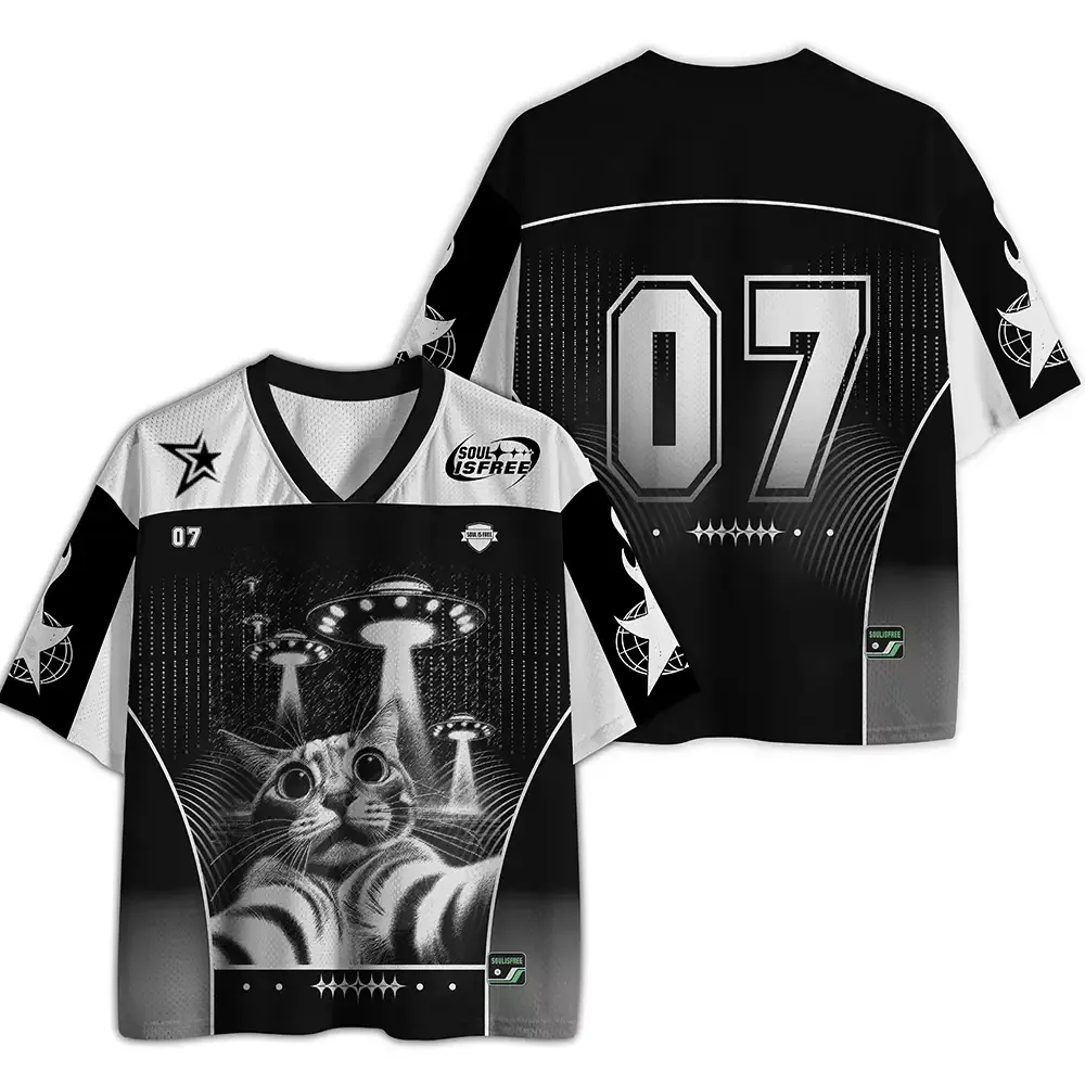 Personalized They Come For Cat Mesh Jersey