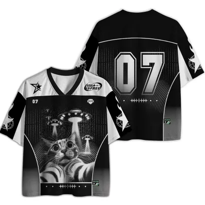 Personalized They Come For Cat Mesh Jersey