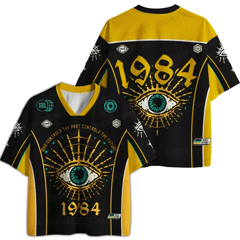 WHO CONTROLS THE PAST CONTROLS THE FUTURE Mesh Jersey
