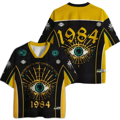 WHO CONTROLS THE PAST CONTROLS THE FUTURE Mesh Jersey