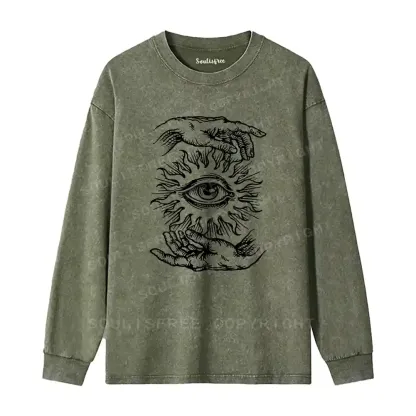 Ethereal Vision Washed Long Sleeve Shirt