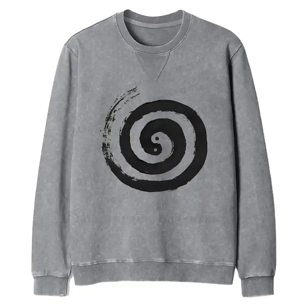 The Cycle Of Life Fit Washed Sweatshirt