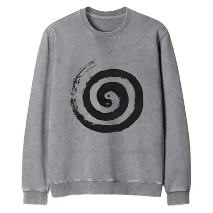 The Cycle Of Life Fit Washed Sweatshirt