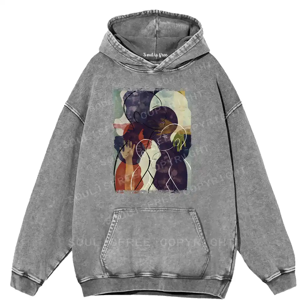 The Sea Of People Rises And Falls Washed Hoodie