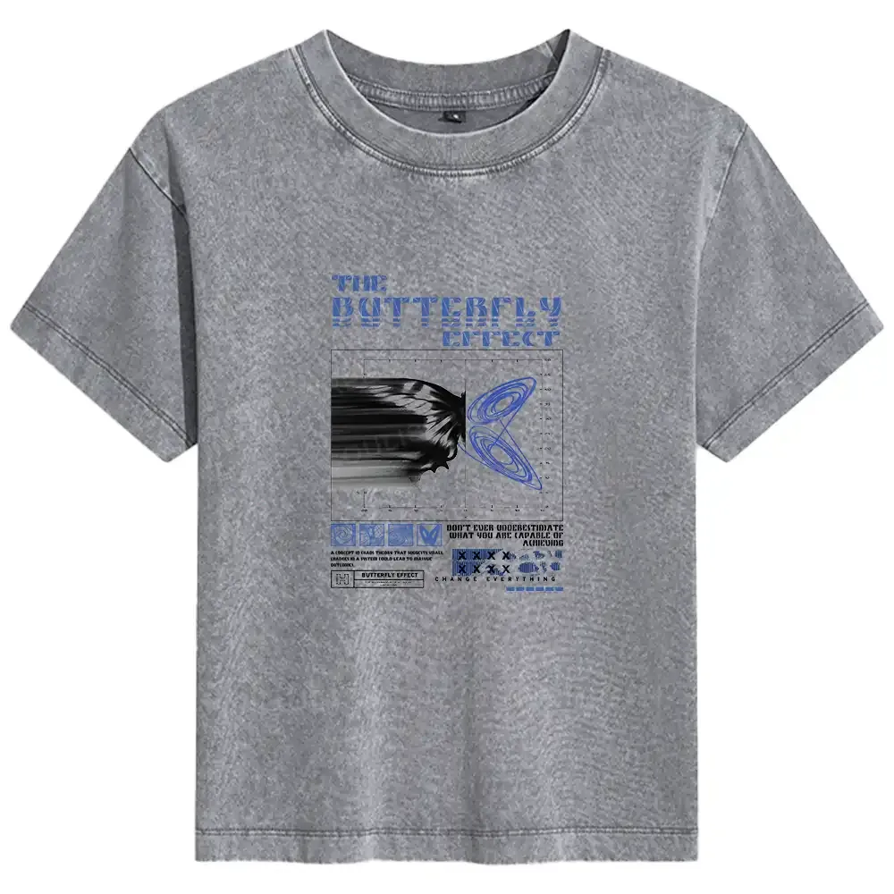 Designed Chaos in Motion Basic Washed T-shirt