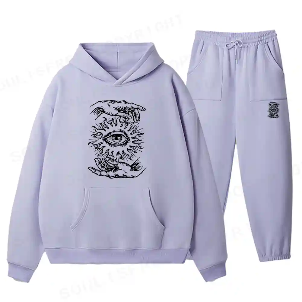 Ethereal Vision Fleece Hoodie Set