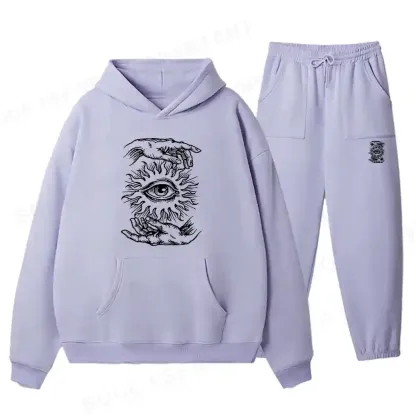 Ethereal Vision Fleece Hoodie Set