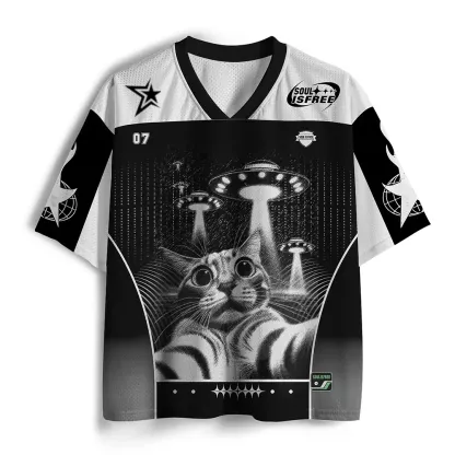 Personalized They Come For Cat Mesh Jersey