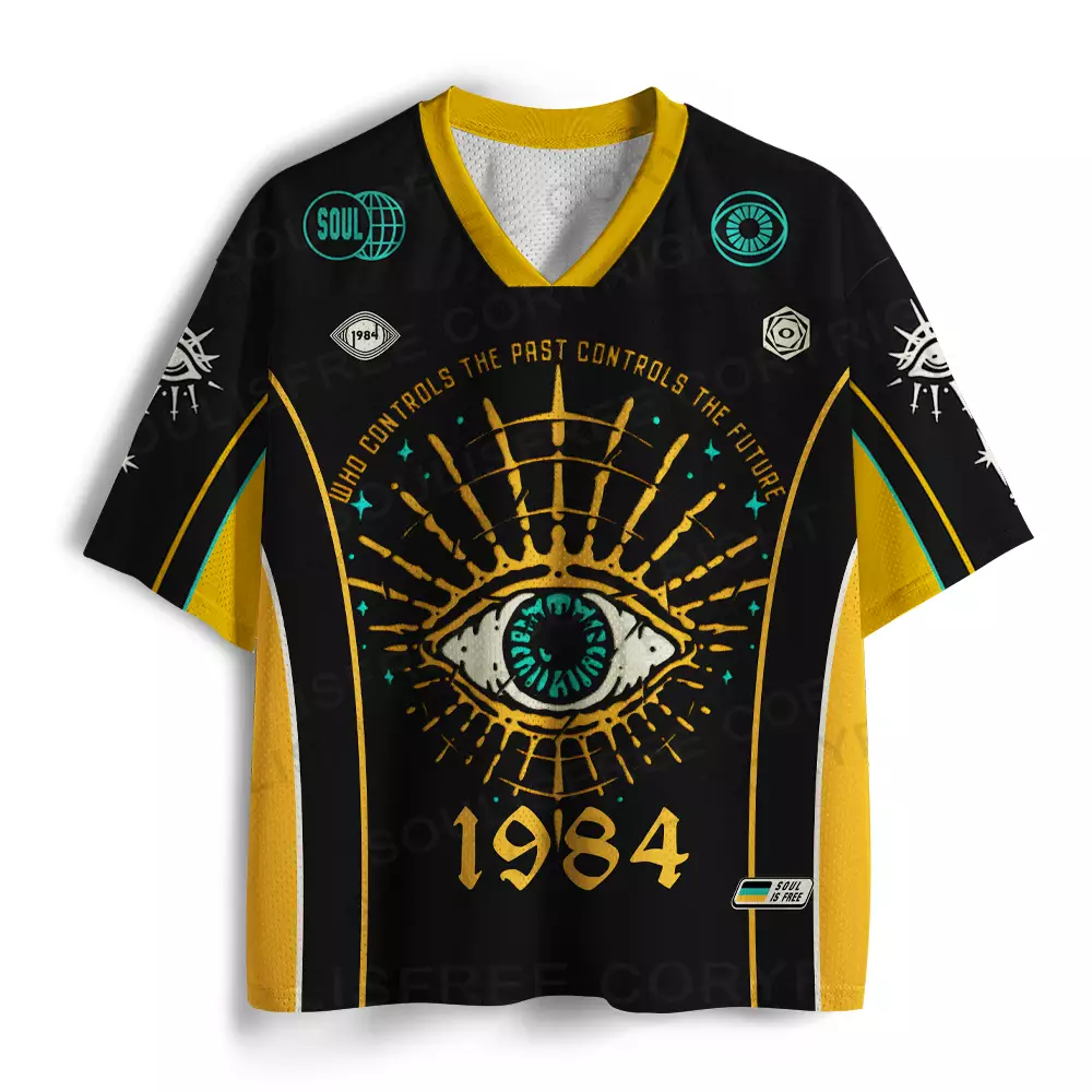 WHO CONTROLS THE PAST CONTROLS THE FUTURE Mesh Jersey