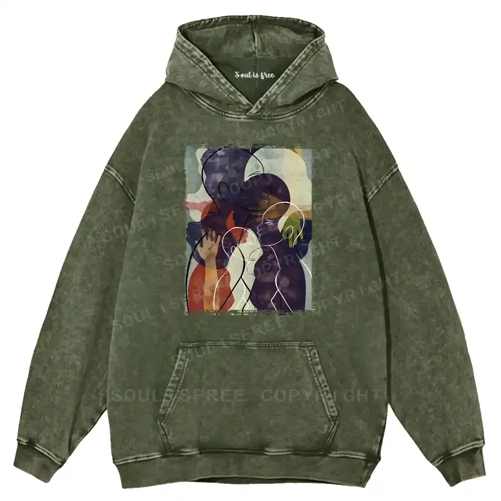 The Sea Of People Rises And Falls Washed Hoodie