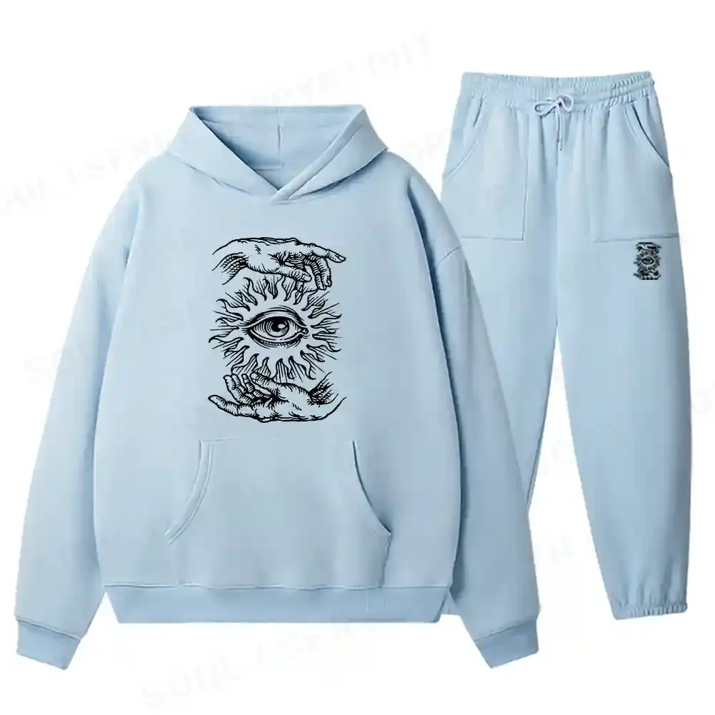 Ethereal Vision Fleece Hoodie Set