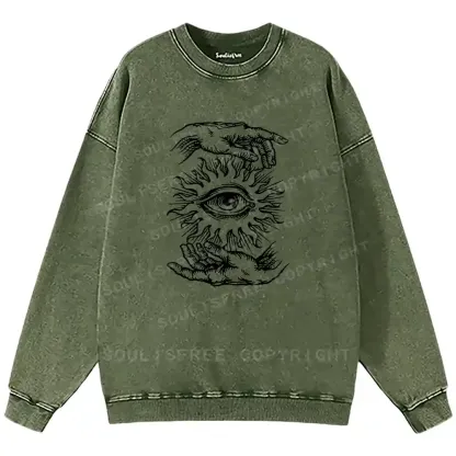 Ethereal Vision Washed Sweatshirts