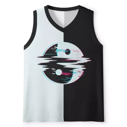 Soulisfree Yin Yang symbol Mesh Tank