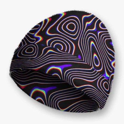 Soulisfree Psy Current – Liquid Energy Fuzzy Beanie
